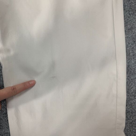 Nike Golf Pants Mens 34 Beige Chino Stretch Tour Performance Dri Fit Modern Tech - Picture 4 of 15